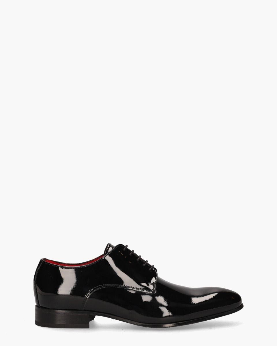 18996 Zwart Heren Veterschoenen