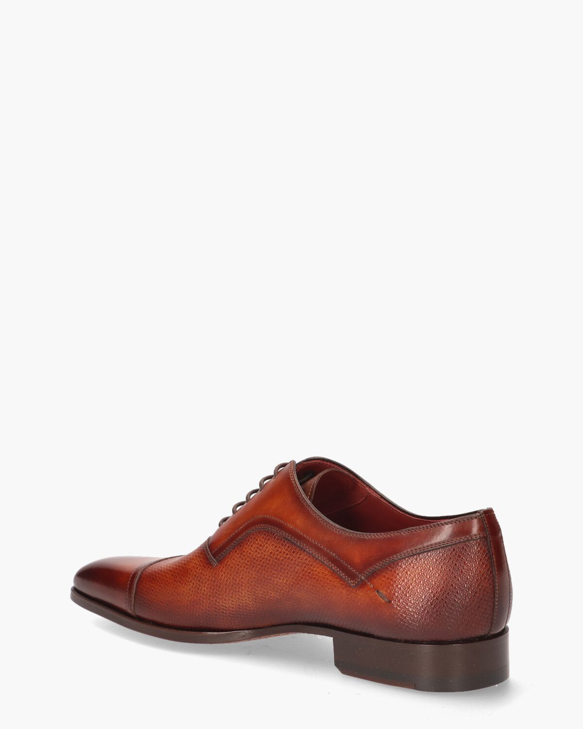 20128 Cognac Heren Veterschoenen