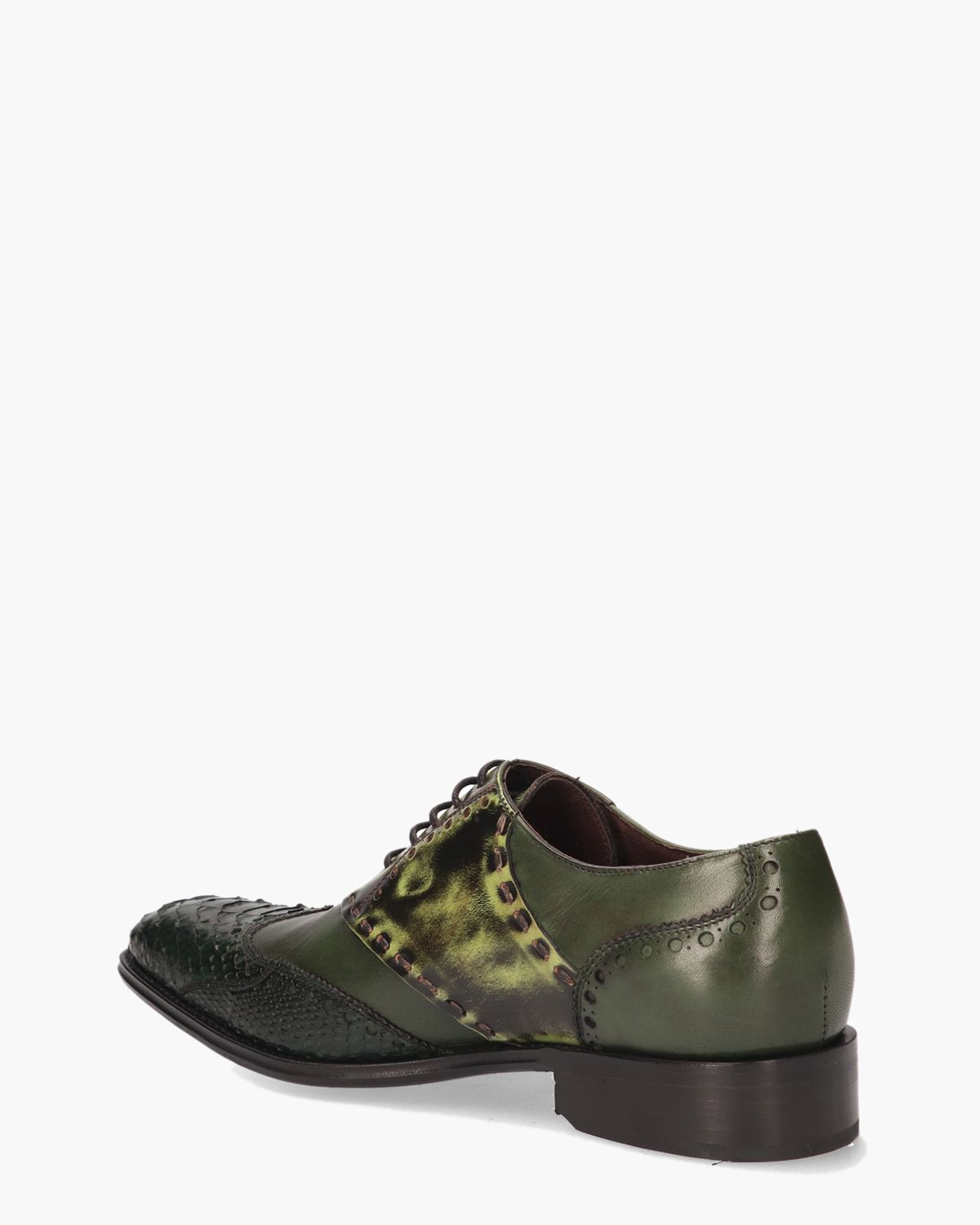 10914 Groen Heren Veterschoenen
