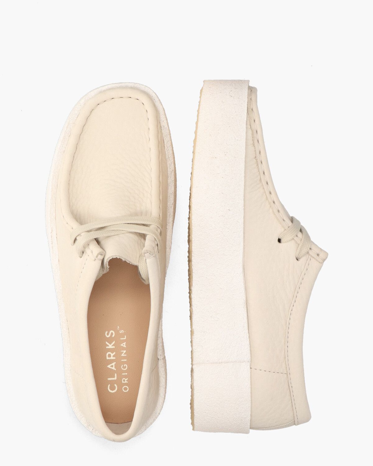 Wallabee Cup Off-White Dames Veterschoenen