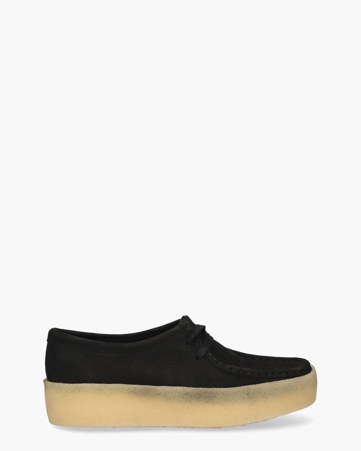 Wallabee Cup Zwart Dames Veterschoenen