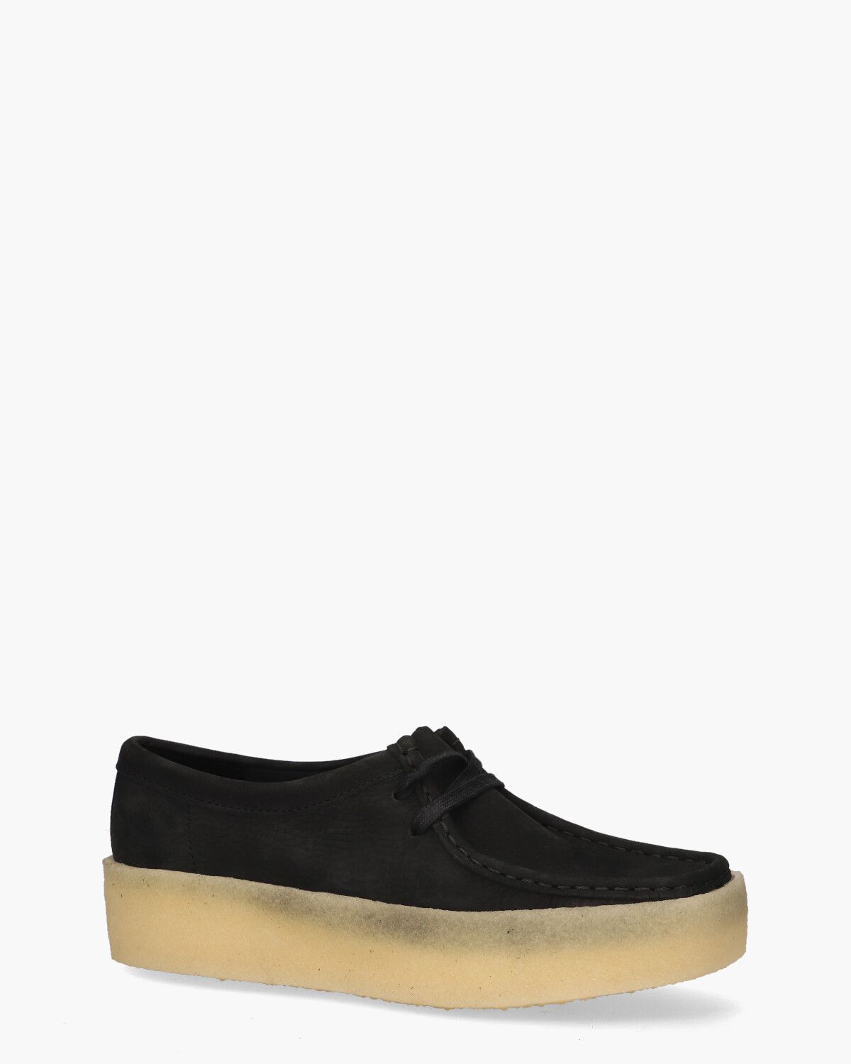 Wallabee Cup Zwart Dames Veterschoenen