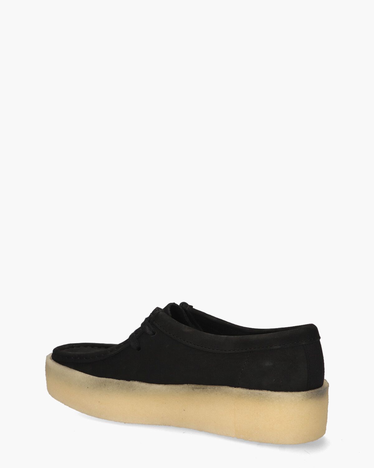 Wallabee Cup Zwart Dames Veterschoenen