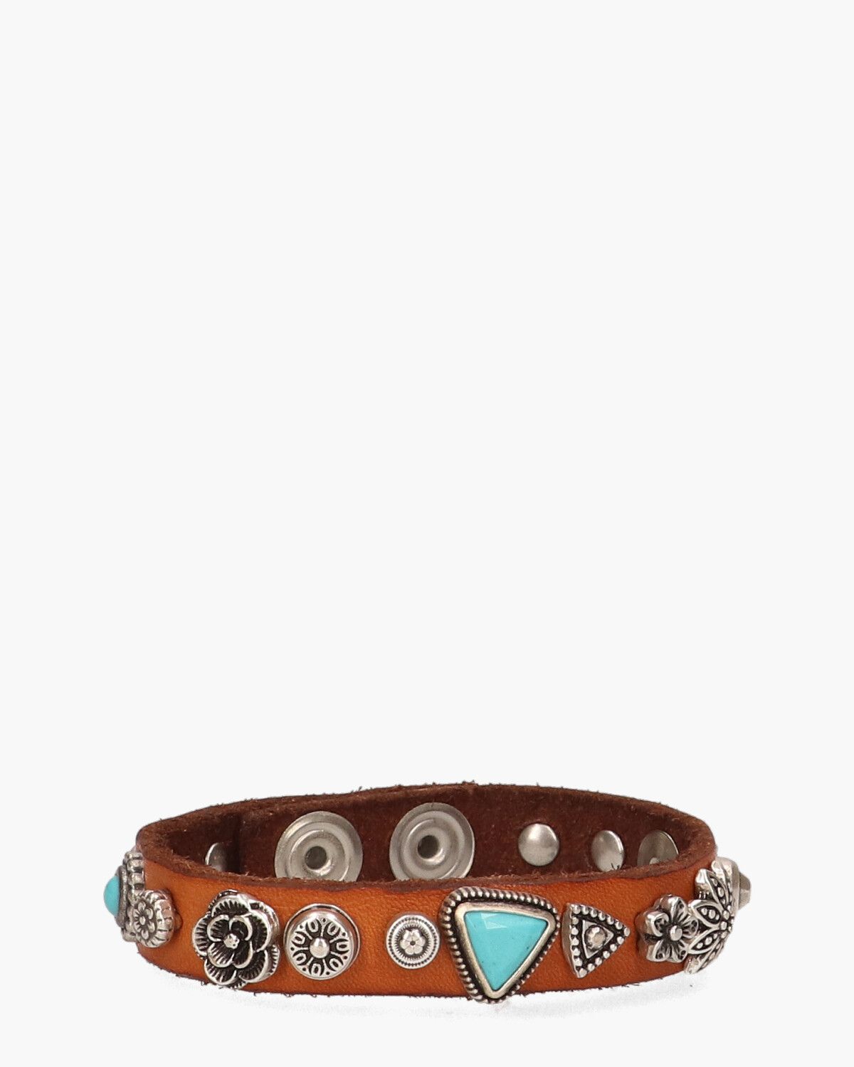 C010370ND Cognac/Multicolor Armband