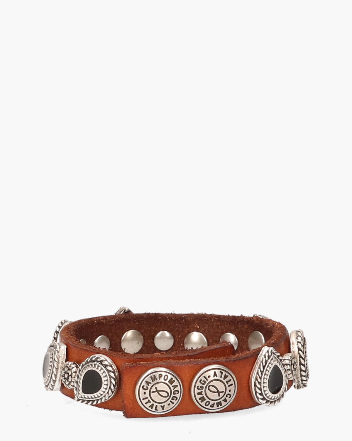 C010370ND Cognac/Zwart Armband