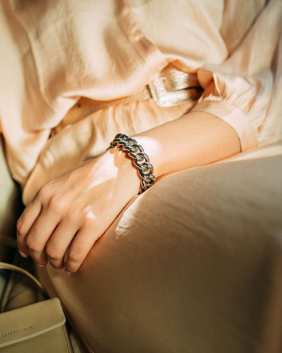 Gourmet Small Chain Zilver Armband