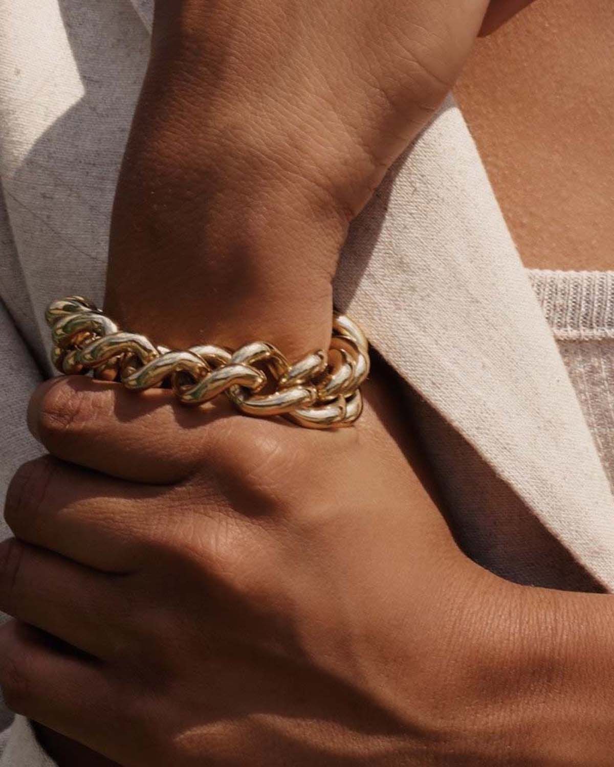 Gourmet Small Chain Bracelet Goud Armband