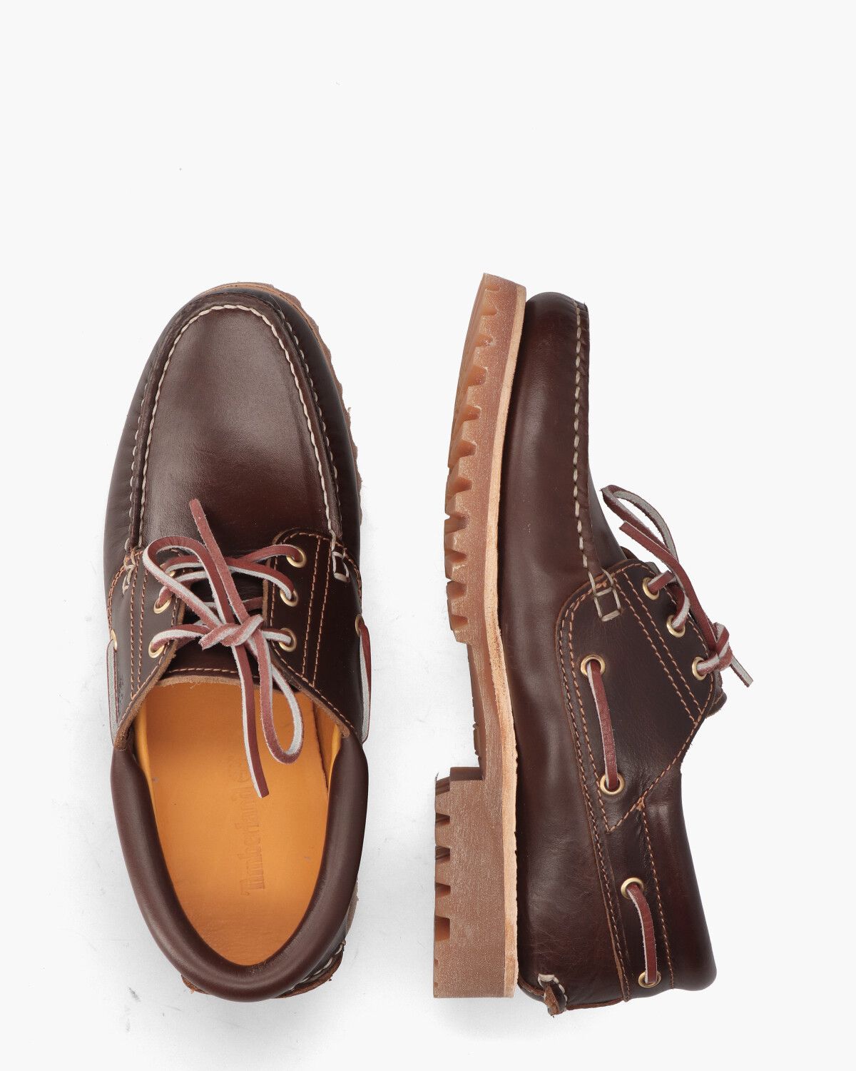 Authentics 3-Eye Classic Lug Boat Shoe Donkerbruin Heren Veterschoenen