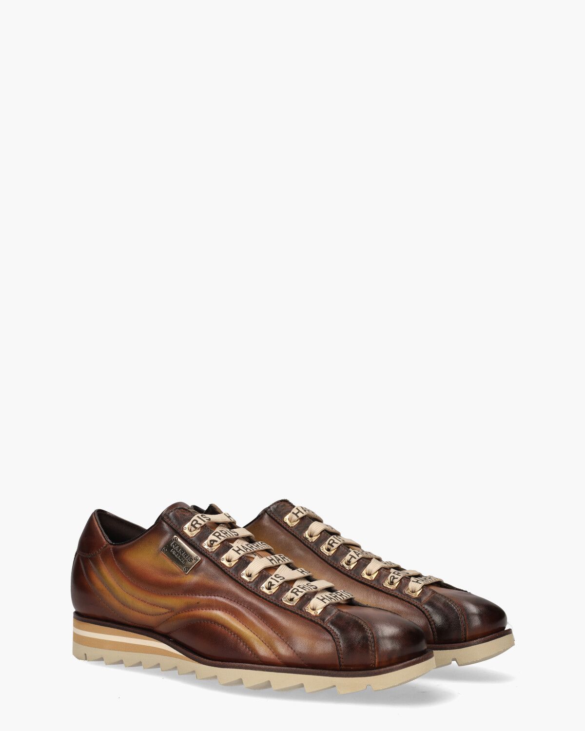 3895 Bruin/Cognac Herensneakers