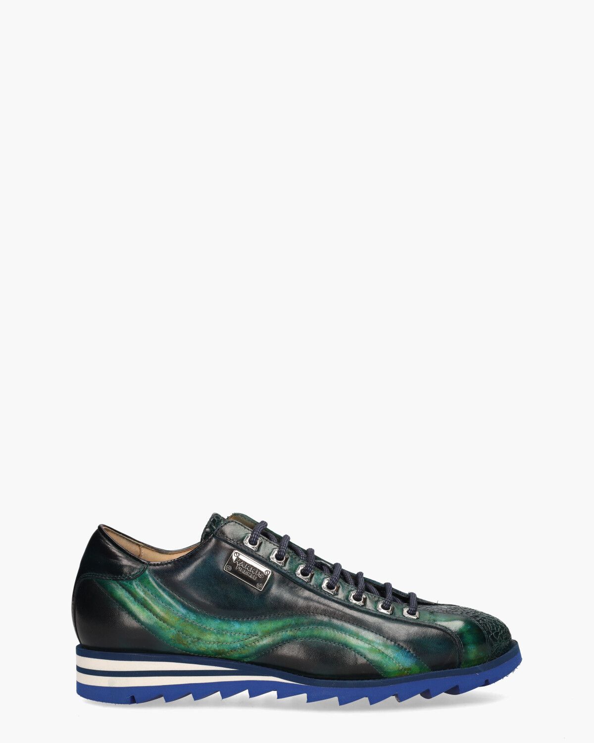 3895 Blauw/Groen Herensneakers