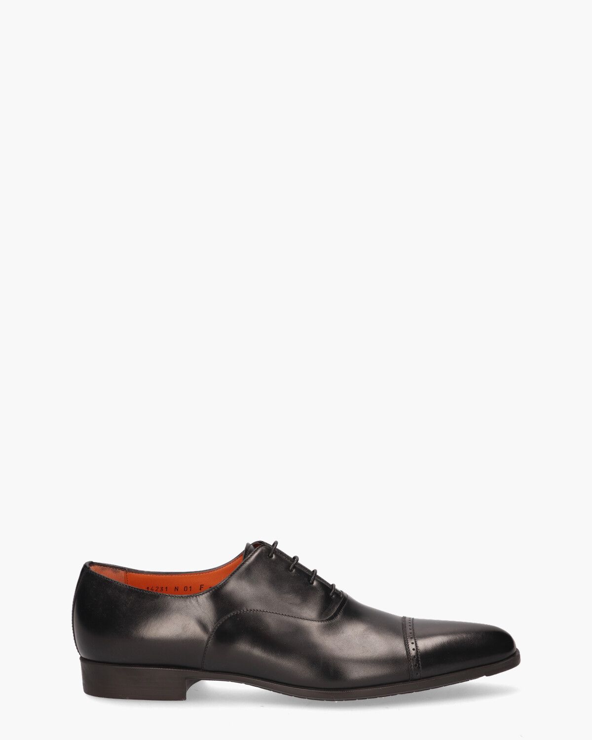 14231 Zwart Heren Veterschoenen
