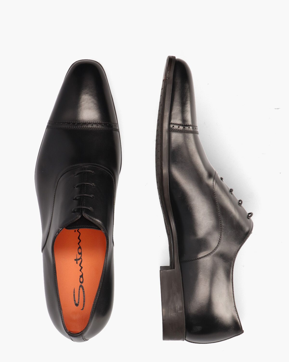 14231 Zwart Heren Veterschoenen