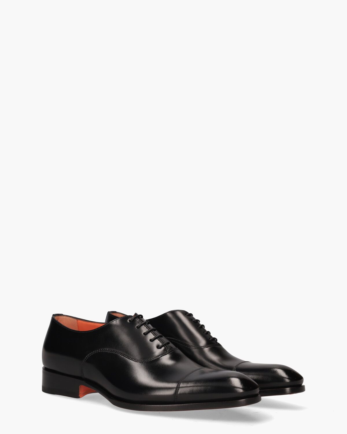 12474 Zwart Heren Veterschoenen
