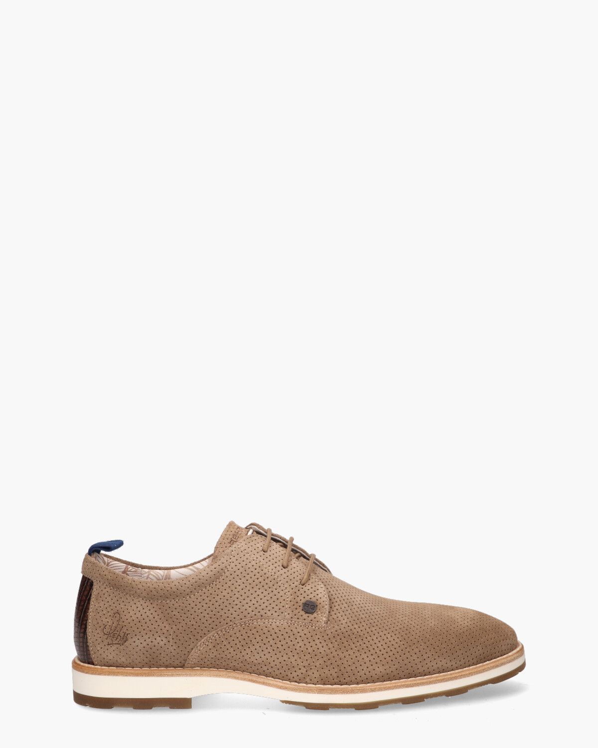 Pozato Lichtbruin Heren Veterschoenen