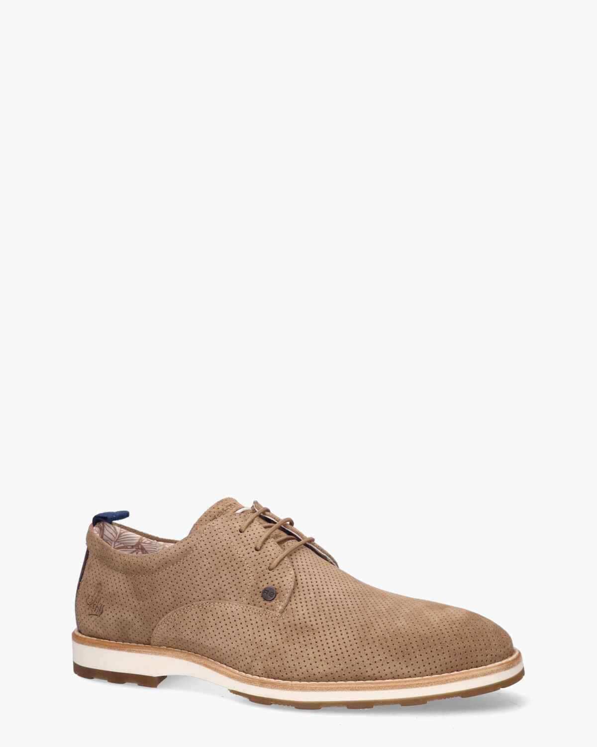 Pozato Lichtbruin Heren Veterschoenen