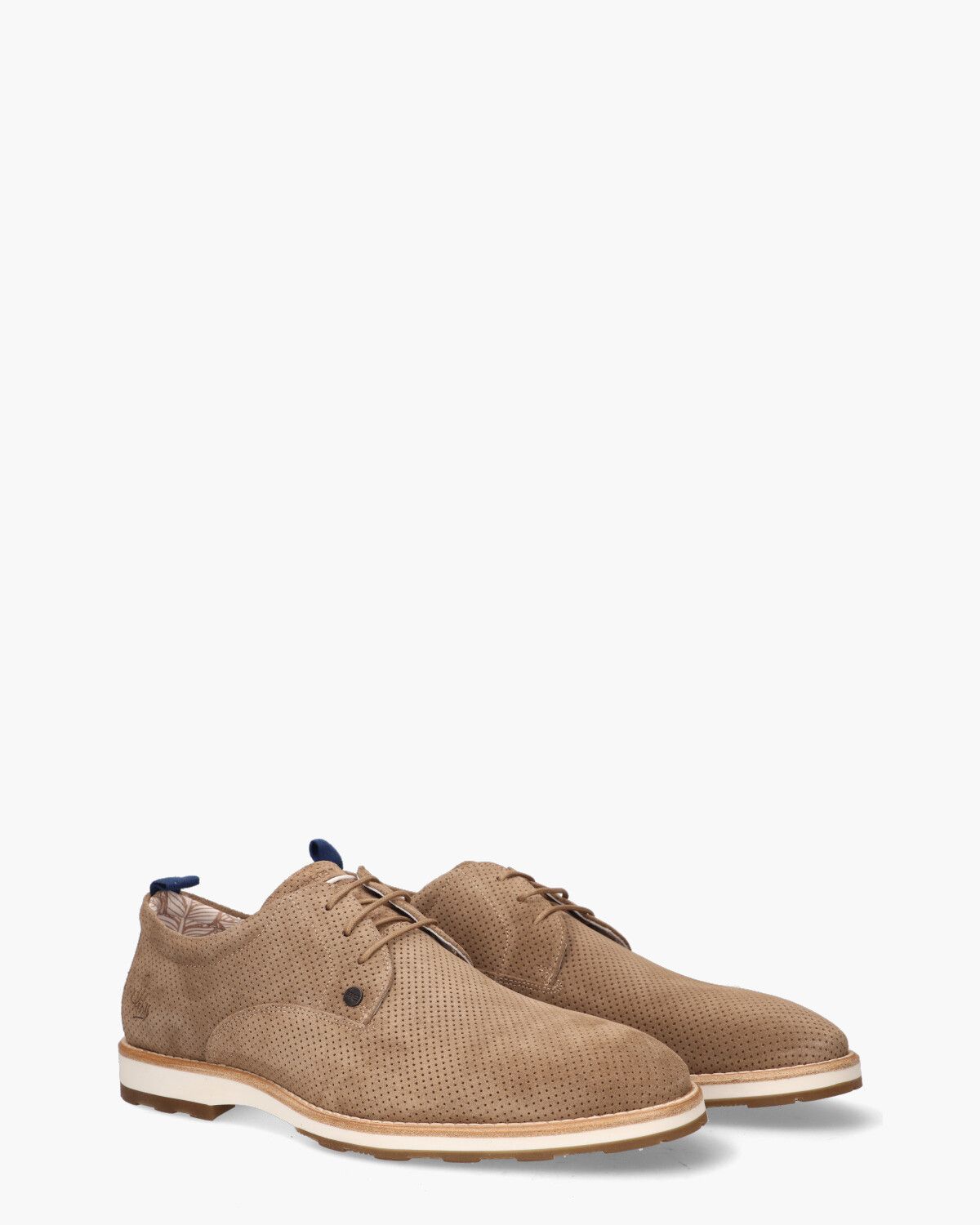 Pozato Lichtbruin Heren Veterschoenen