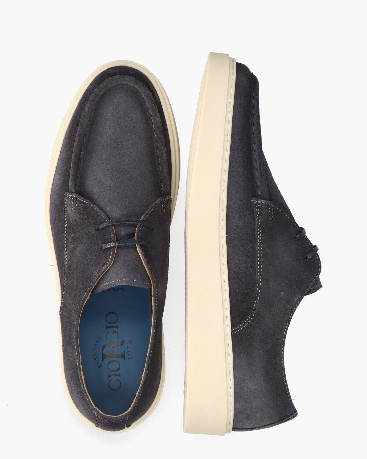 13712 Blauw Heren Veterschoenen