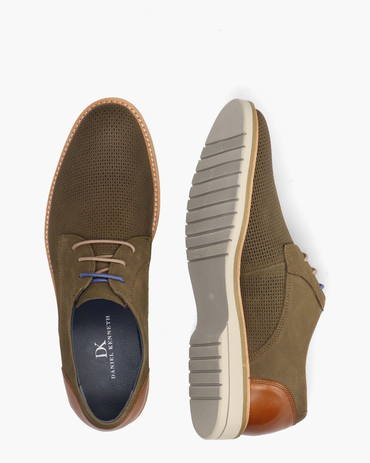 Kael Groen Heren Veterschoenen