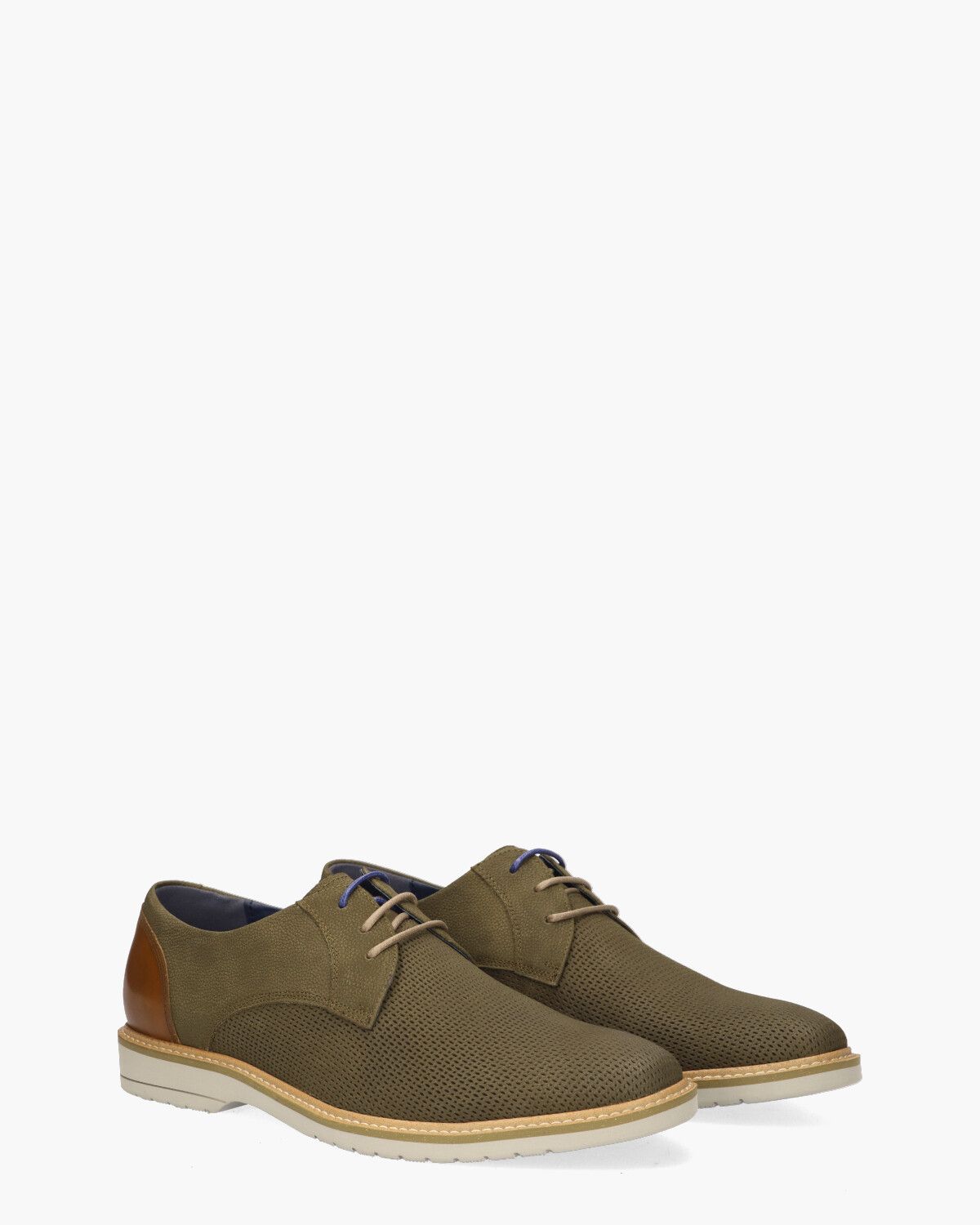 Kael Groen Heren Veterschoenen