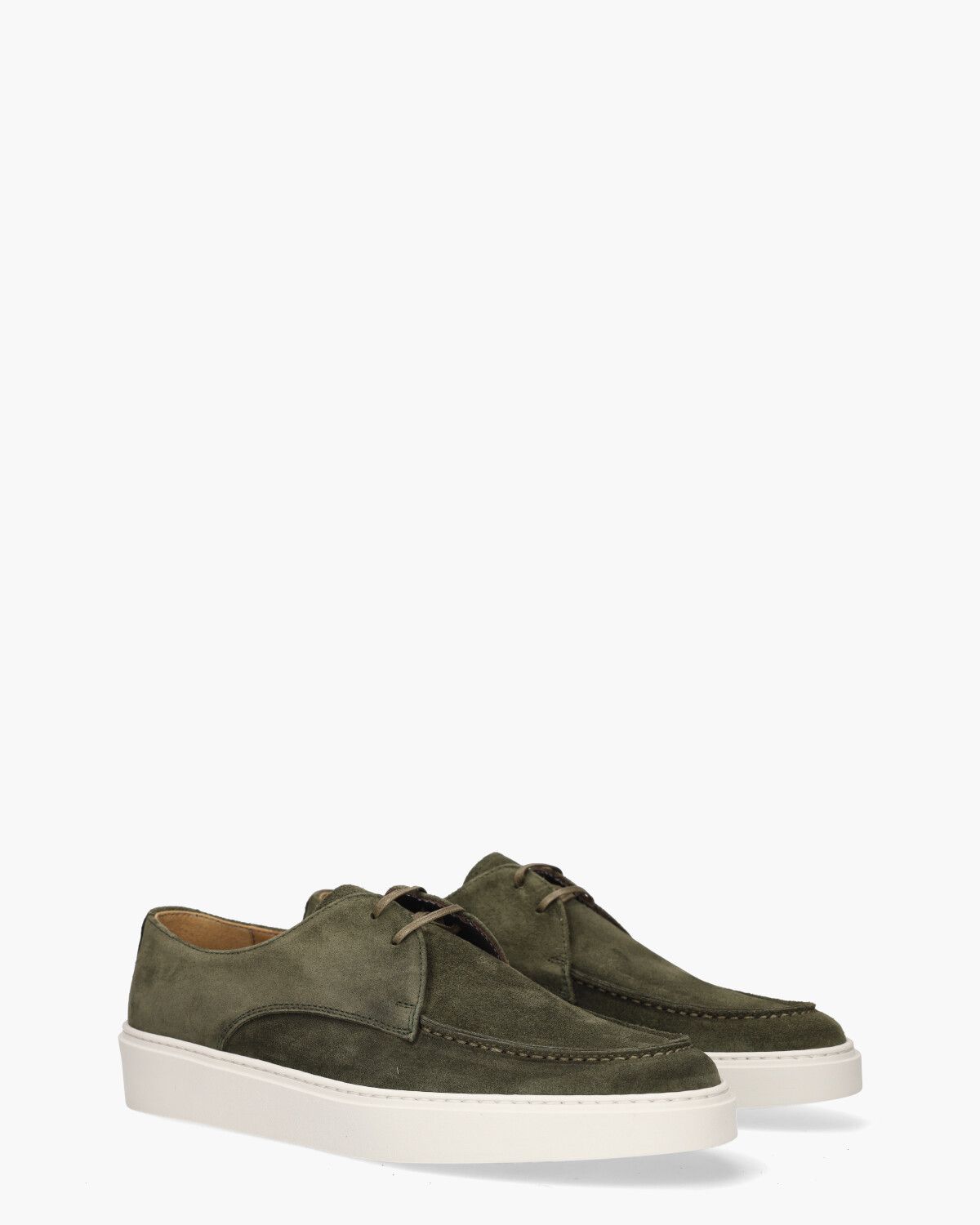 13798 Groen Heren Veterschoenen