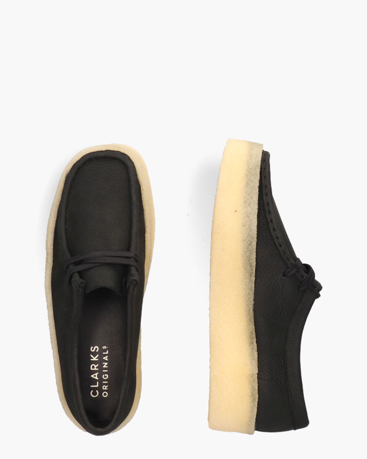 Wallabee Cup Zwart Heren Veterschoenen