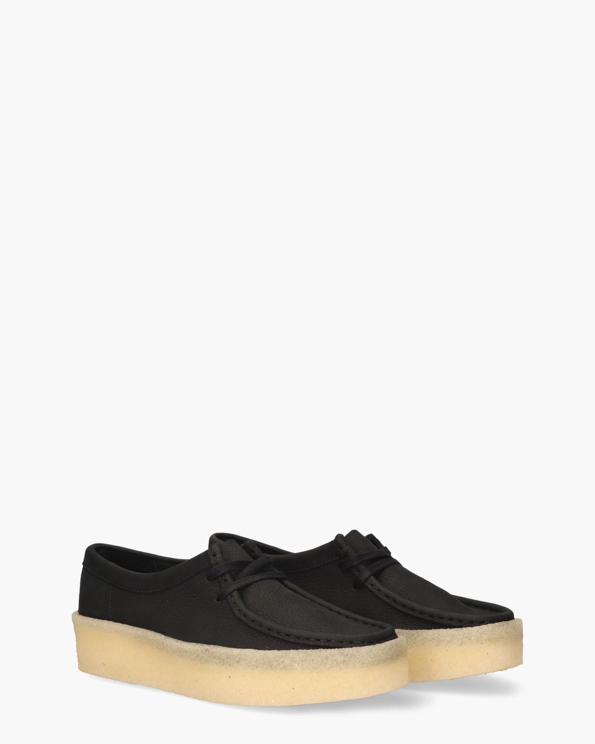 Wallabee Cup Zwart Heren Veterschoenen