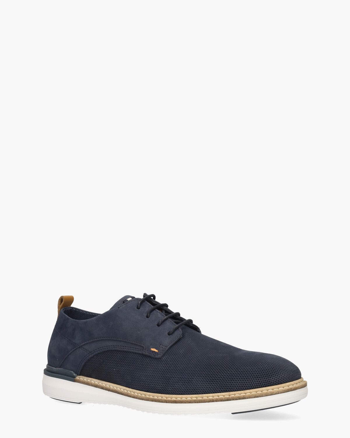 Wouter Donkerblauw Heren Veterschoenen