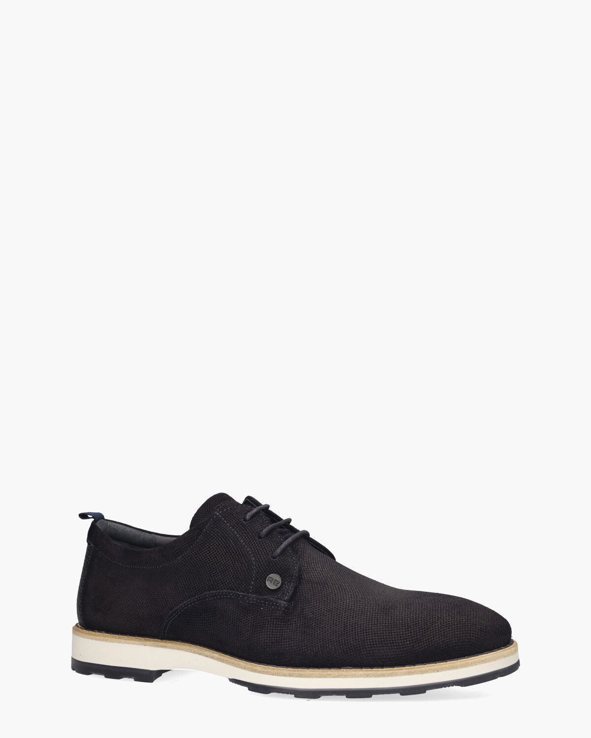 Pozato Sue Weave Donkerblauw Heren Veterschoenen