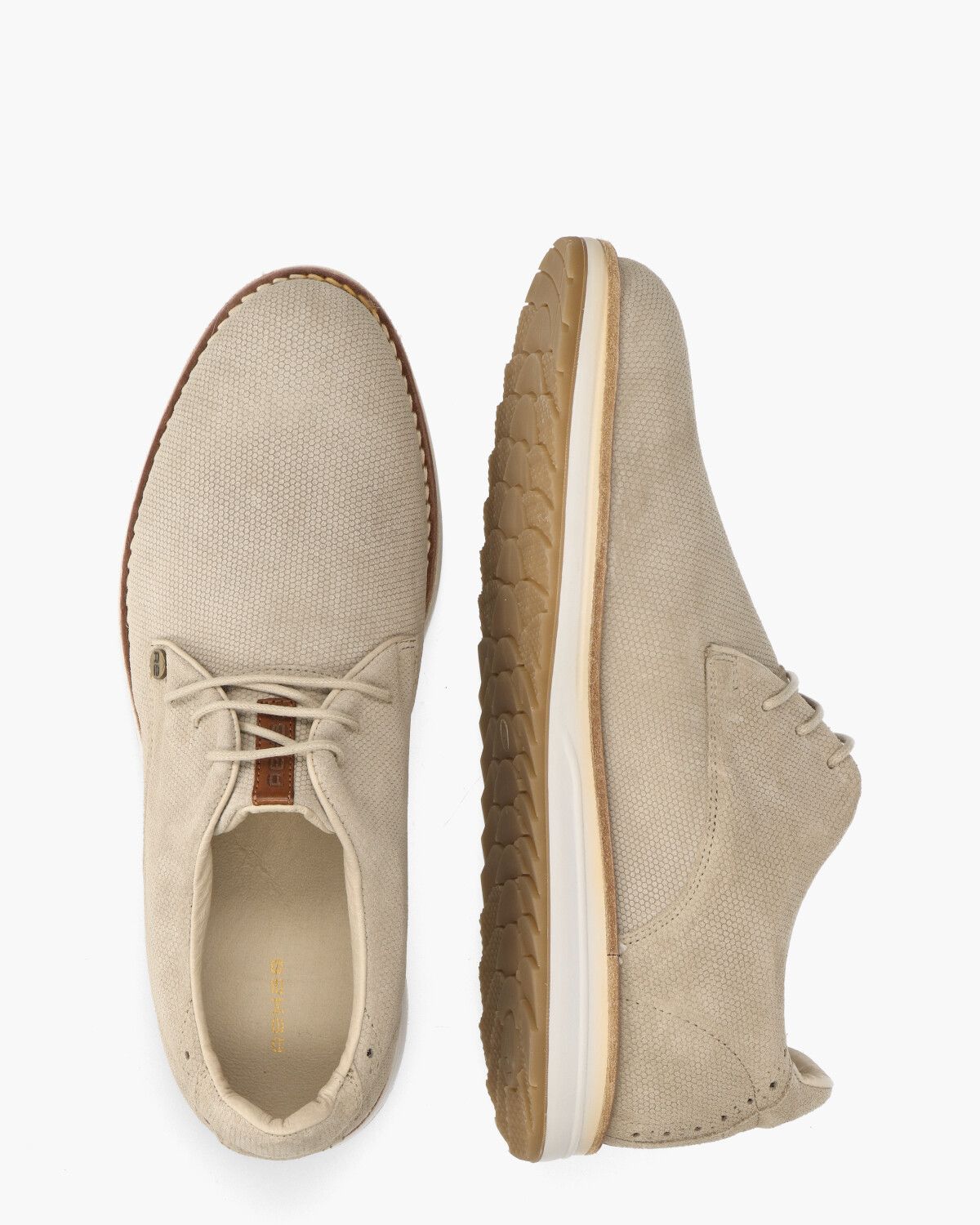 Nolan Hive Taupe Heren Veterschoenen