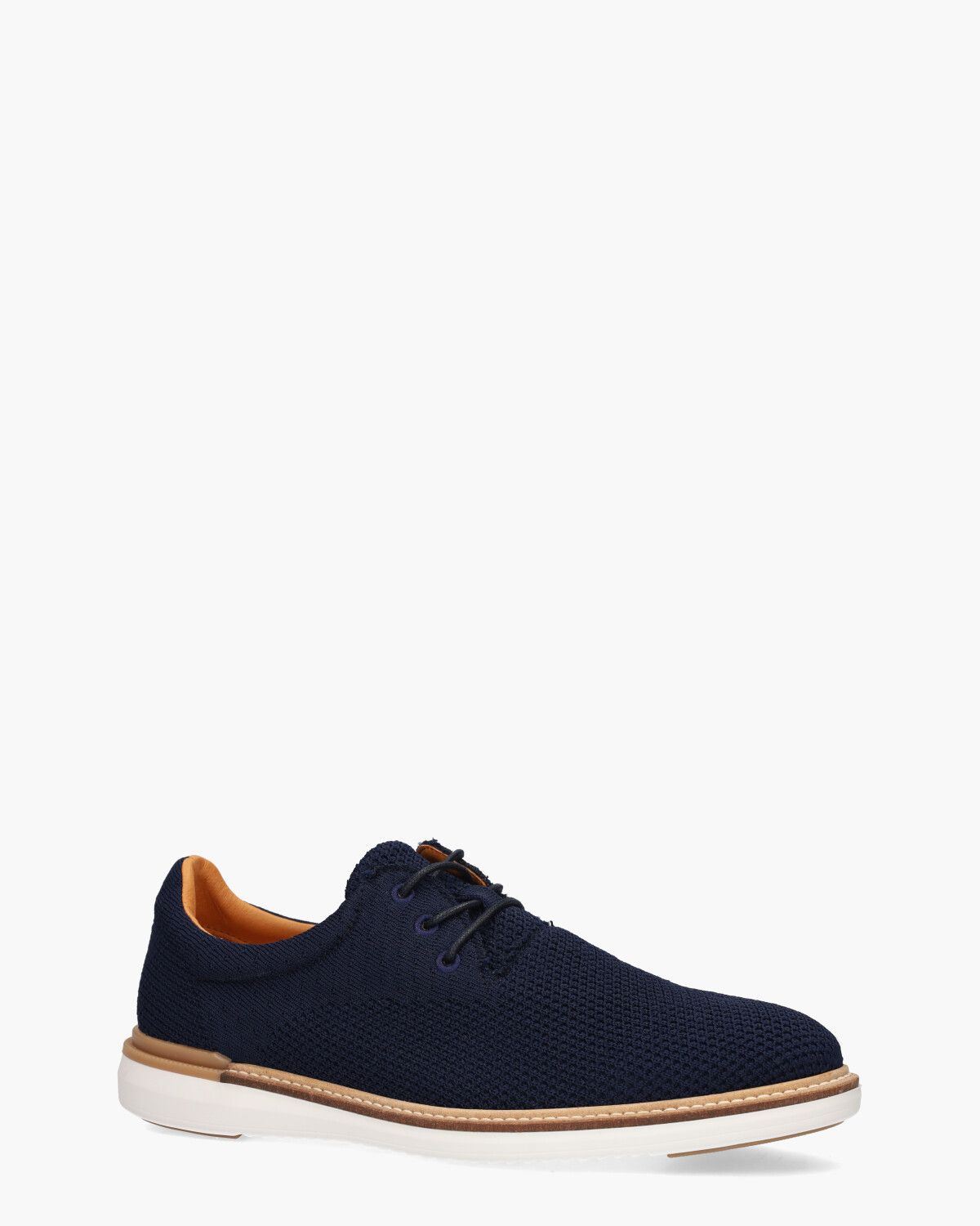 Tyano Donkerblauw Heren Veterschoenen