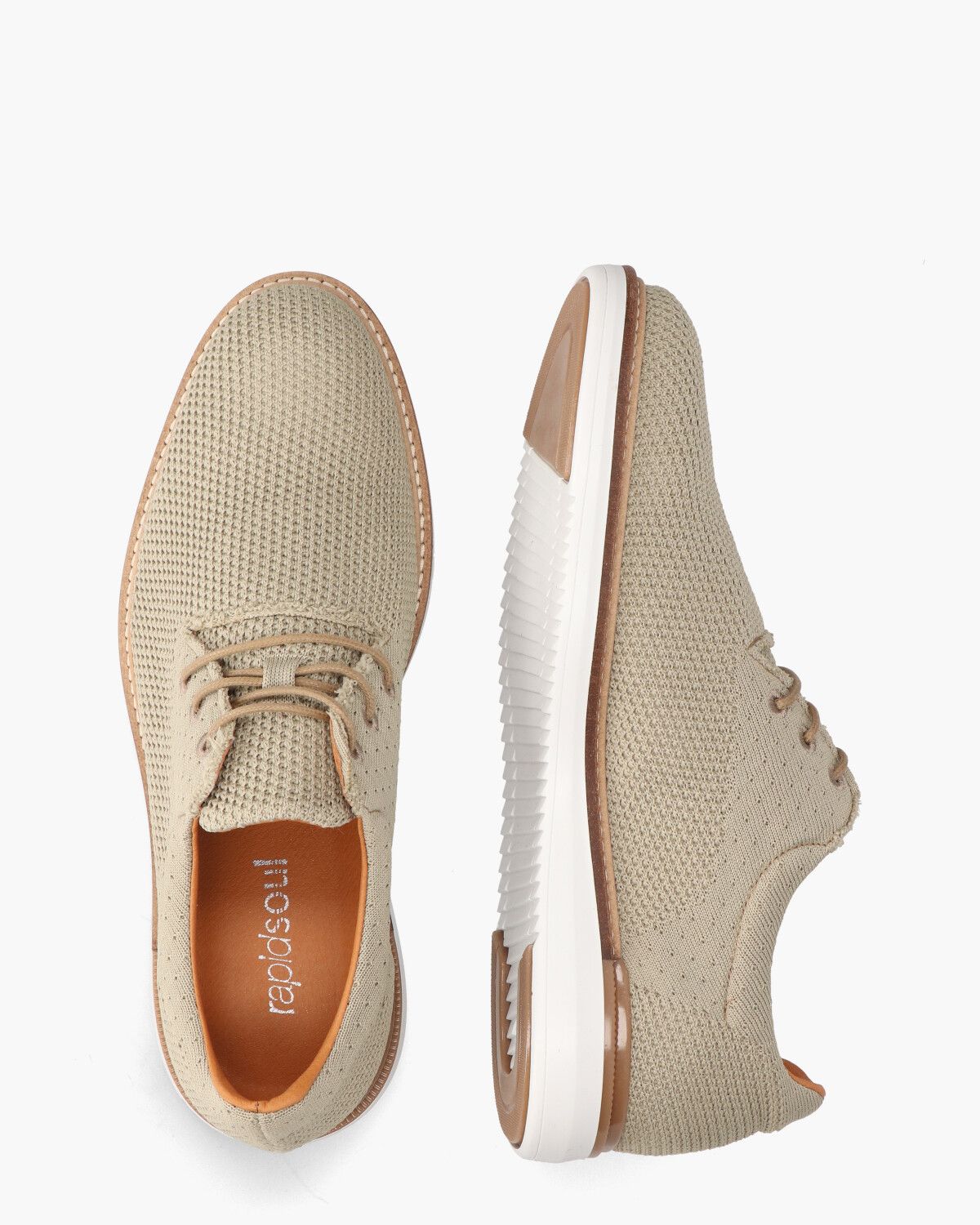 Tyano Beige Heren Veterschoenen