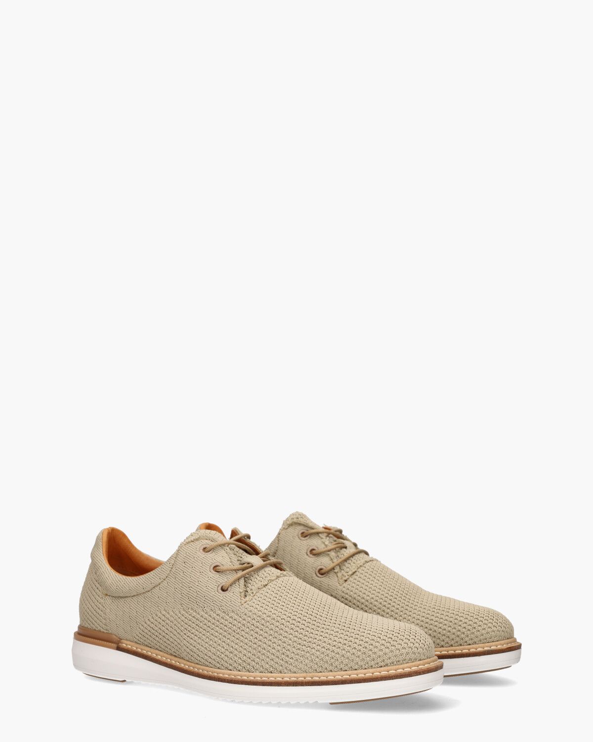 Tyano Beige Heren Veterschoenen