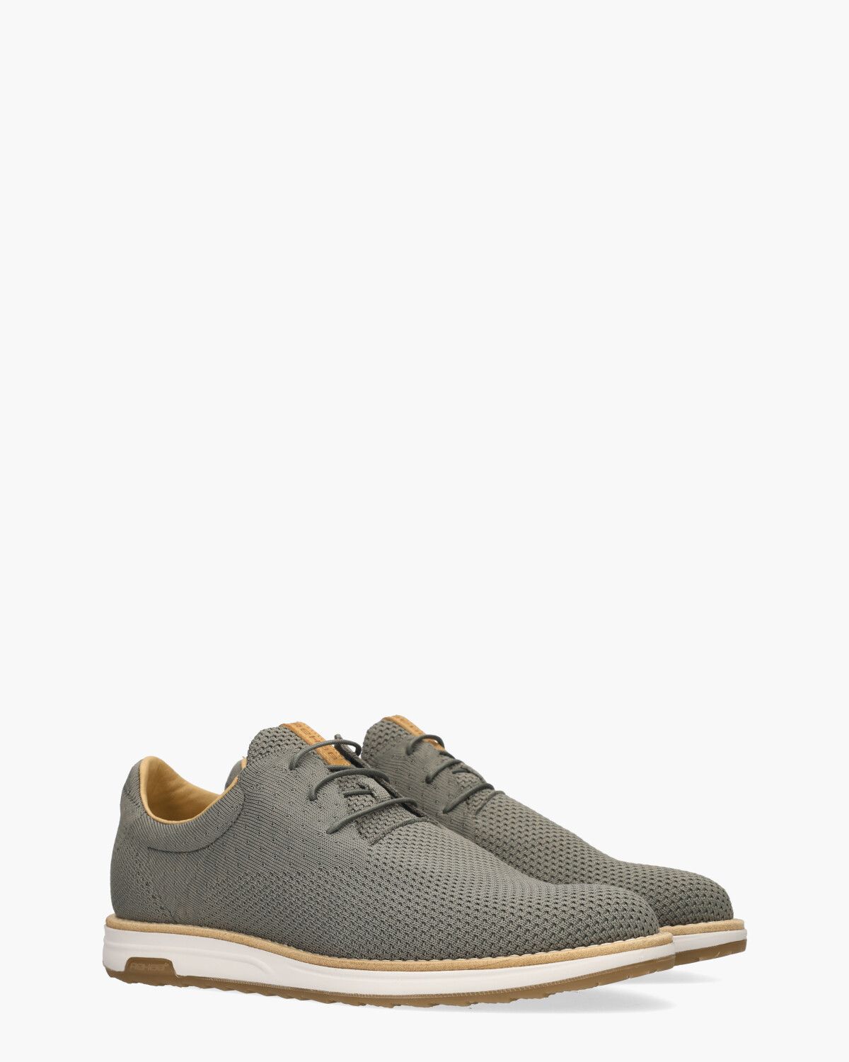 Nolan Knit Groen Heren Veterschoenen