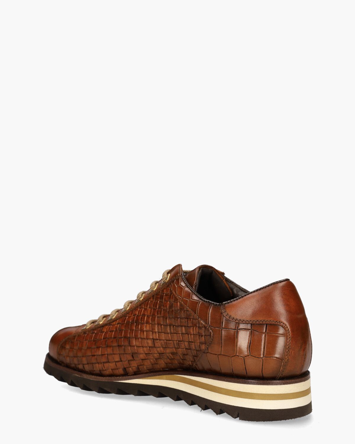 2817 Cognac Herensneakers