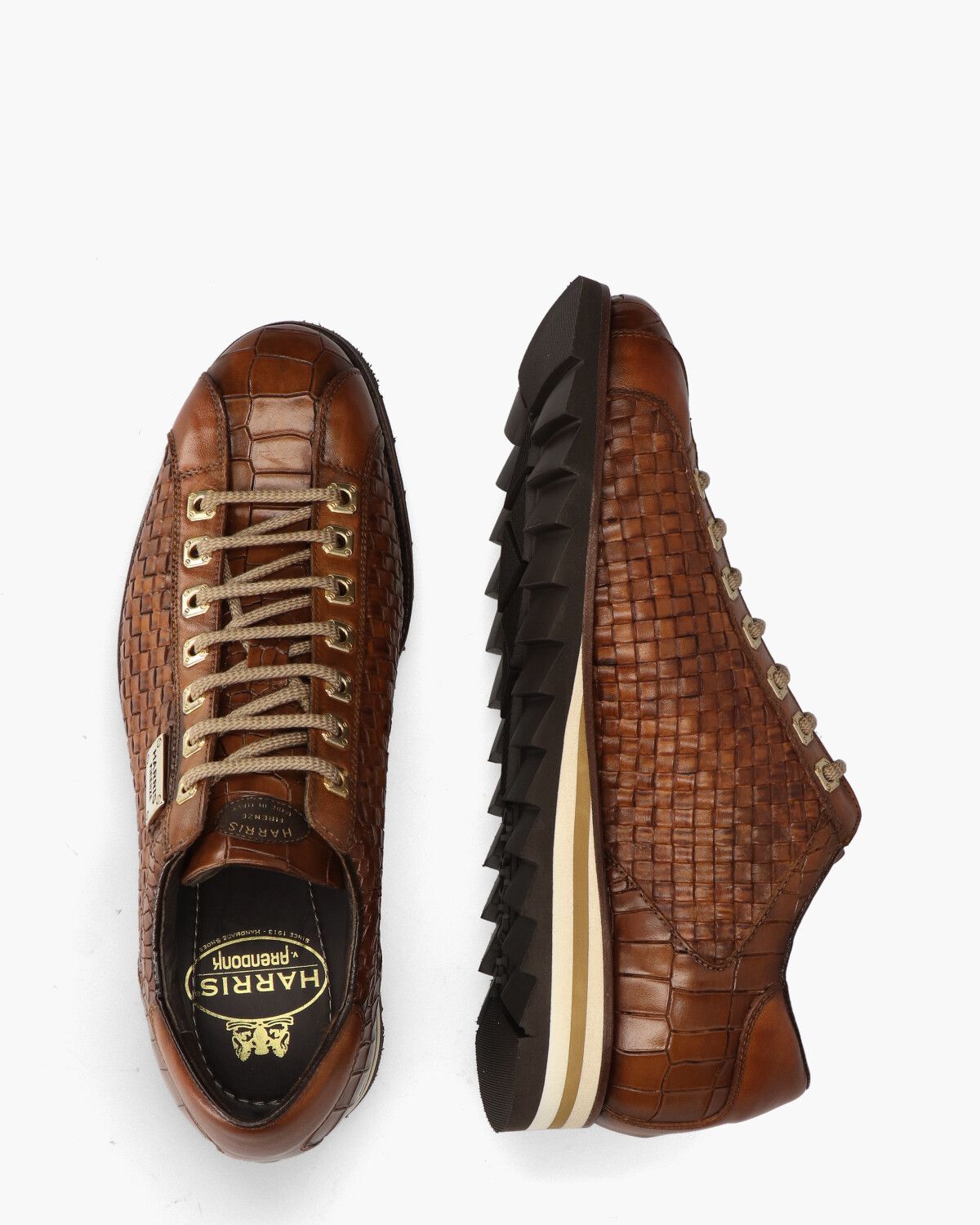 2817 Cognac Herensneakers