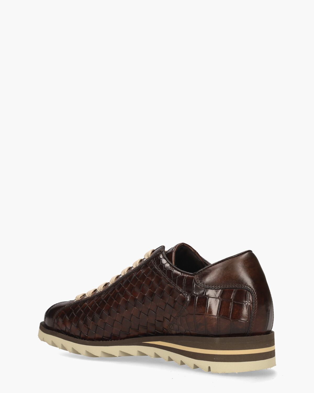 2817 Donkerbruin Herensneakers