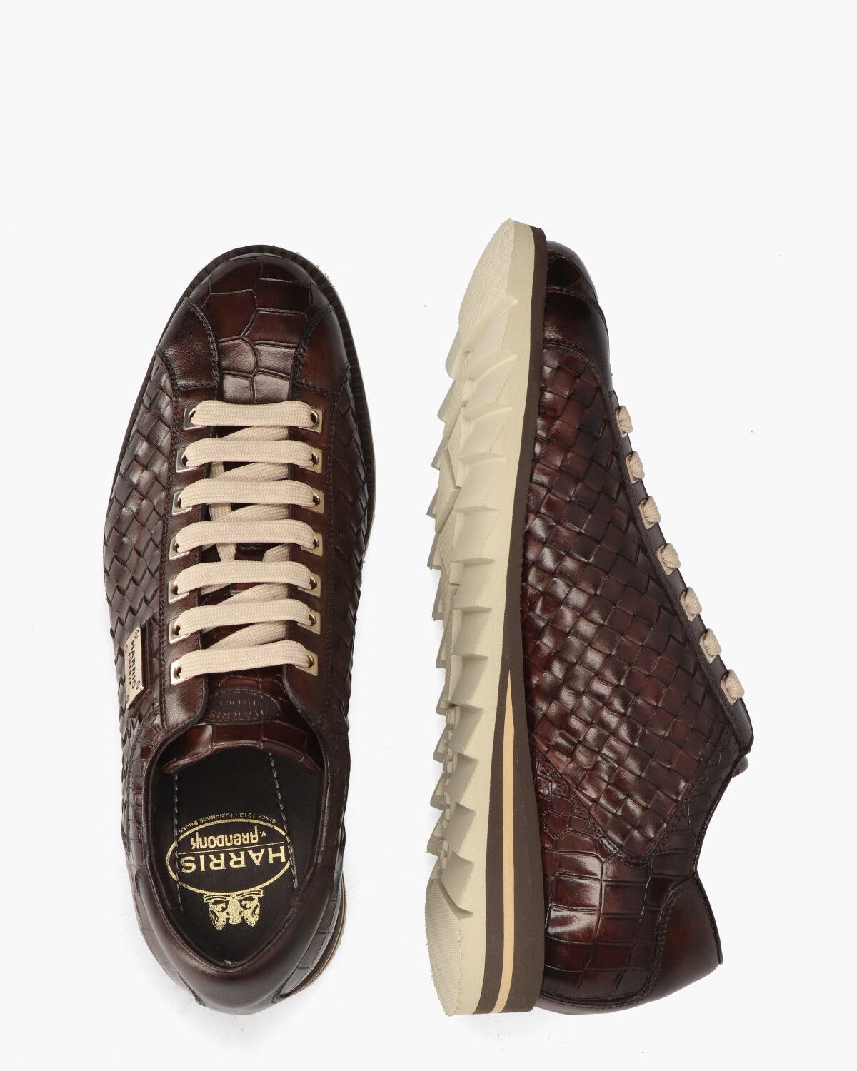 2817 Donkerbruin Herensneakers