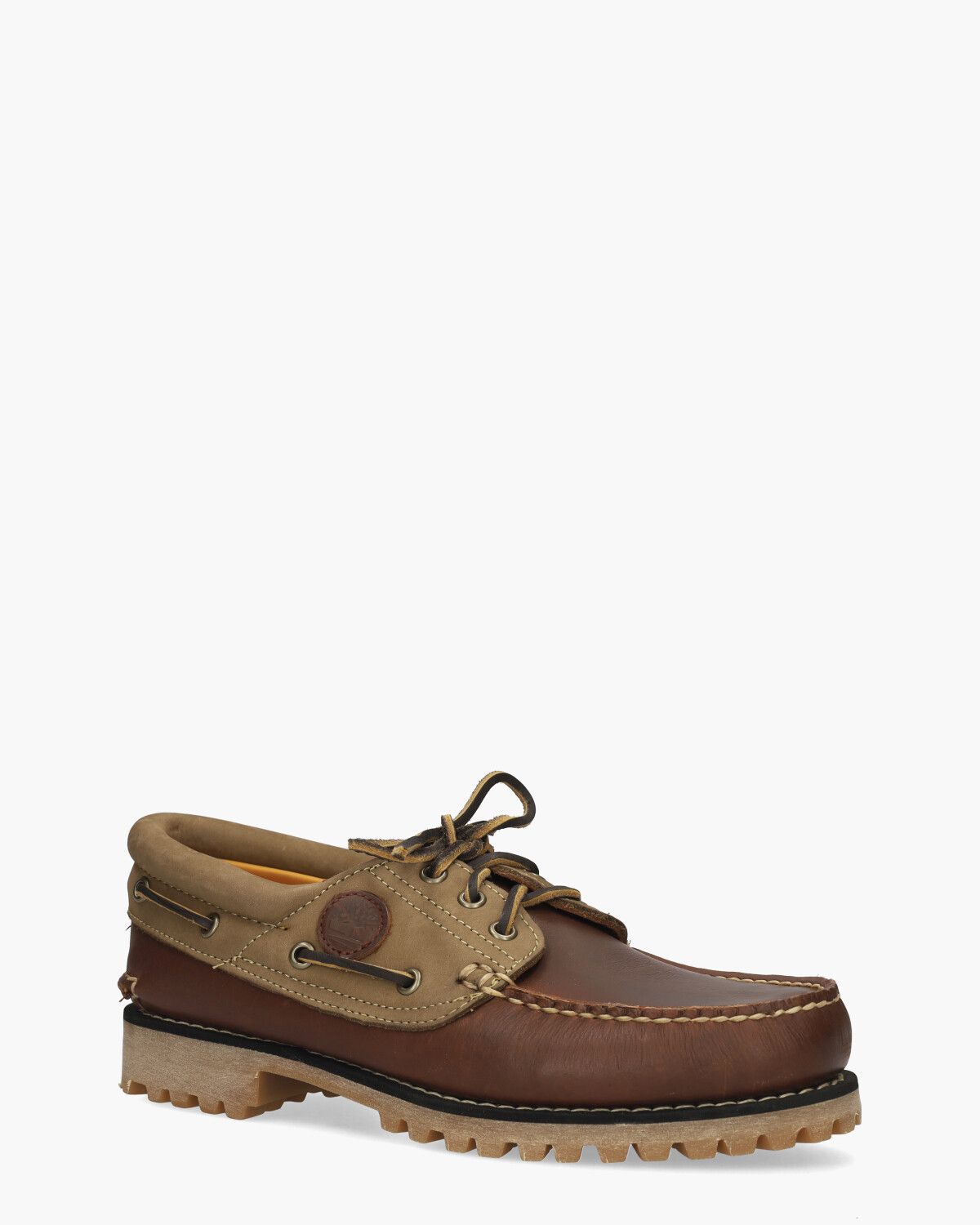 Authentics 3-Eye Classic Lug Boat Shoe Roodbruin Heren Veterschoenen