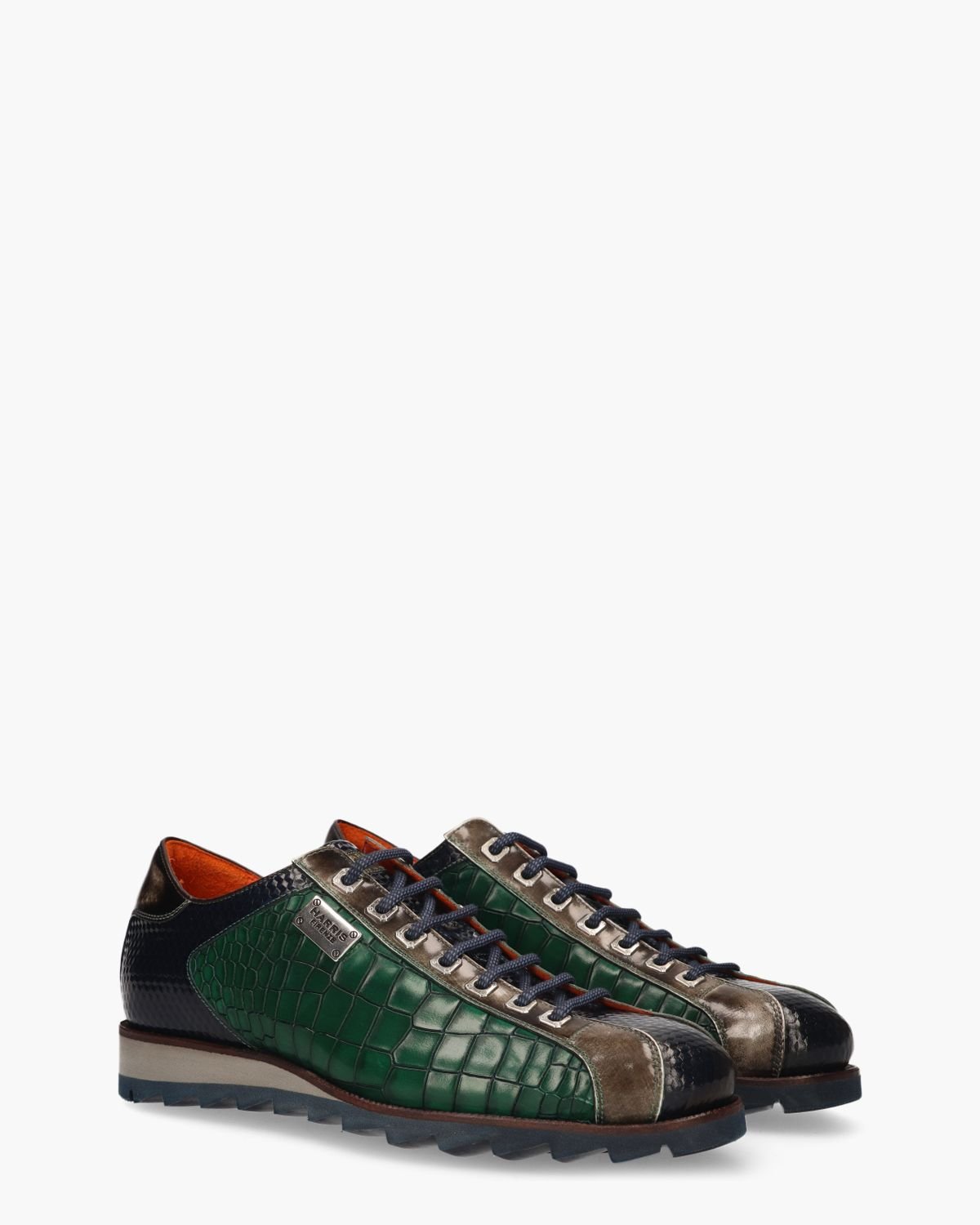 2817 Groen/Multicolor Herensneakers