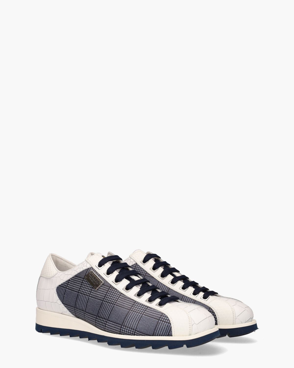 2817 Wit/Blauw Herensneakers