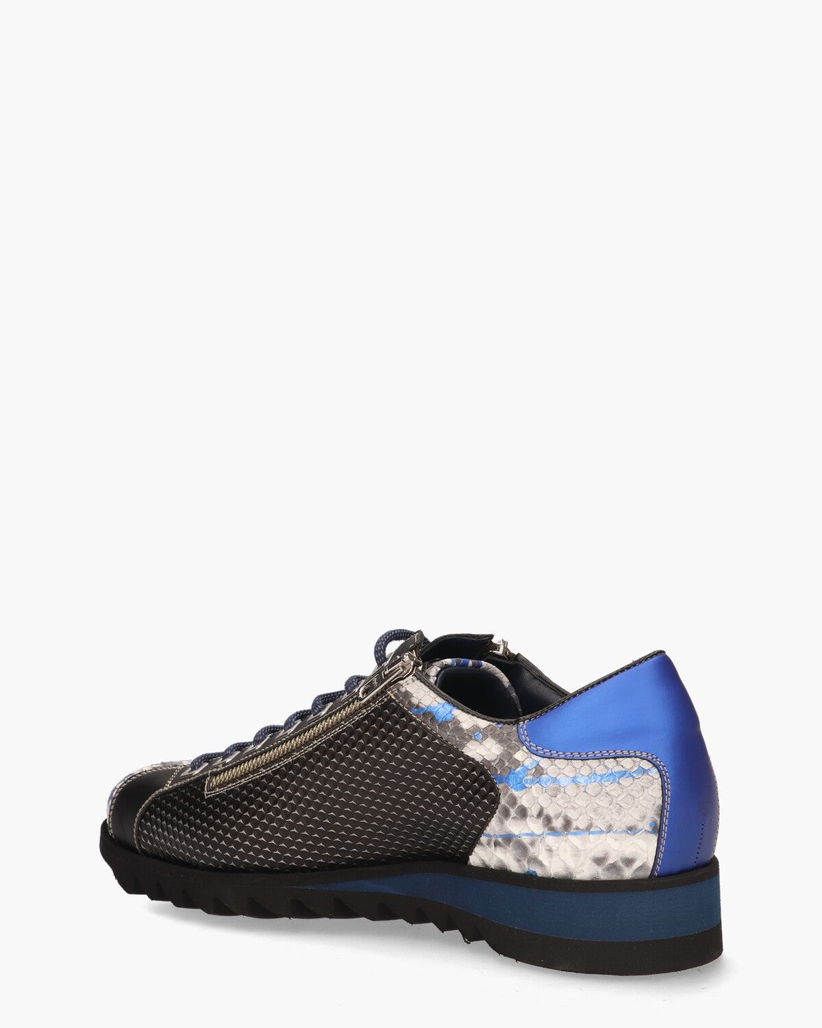 3817 Grijs/Blauw Herensneakers