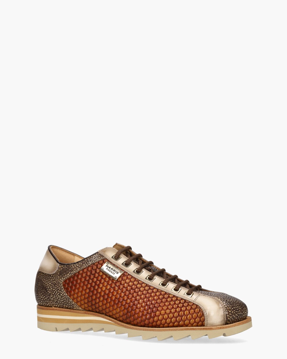 2817 Bruin/Beige Herensneakers