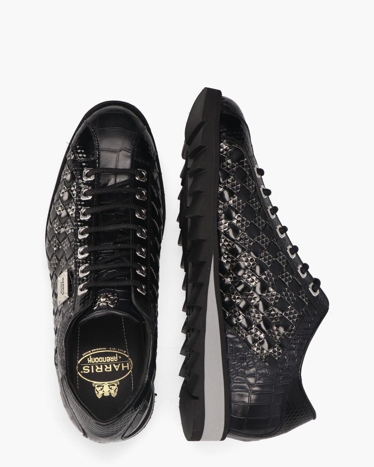 2817 Zwart Herensneakers