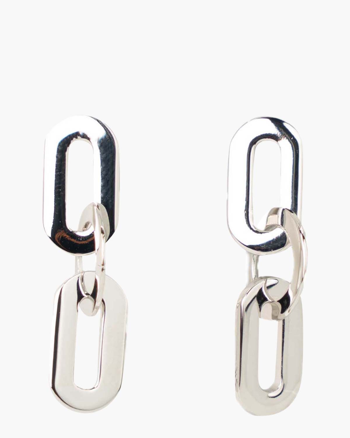 Senay Chain Earrings Zilver Oorbellen