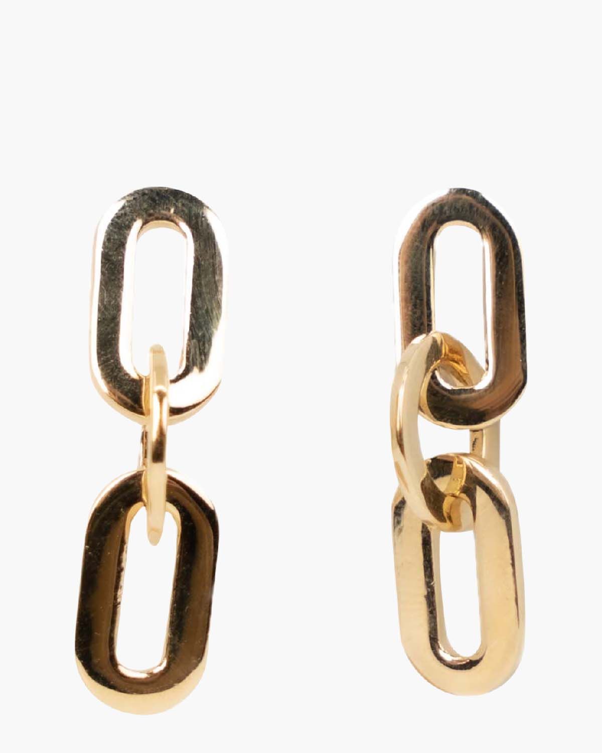Senay Chain Earrings Goud Oorbellen