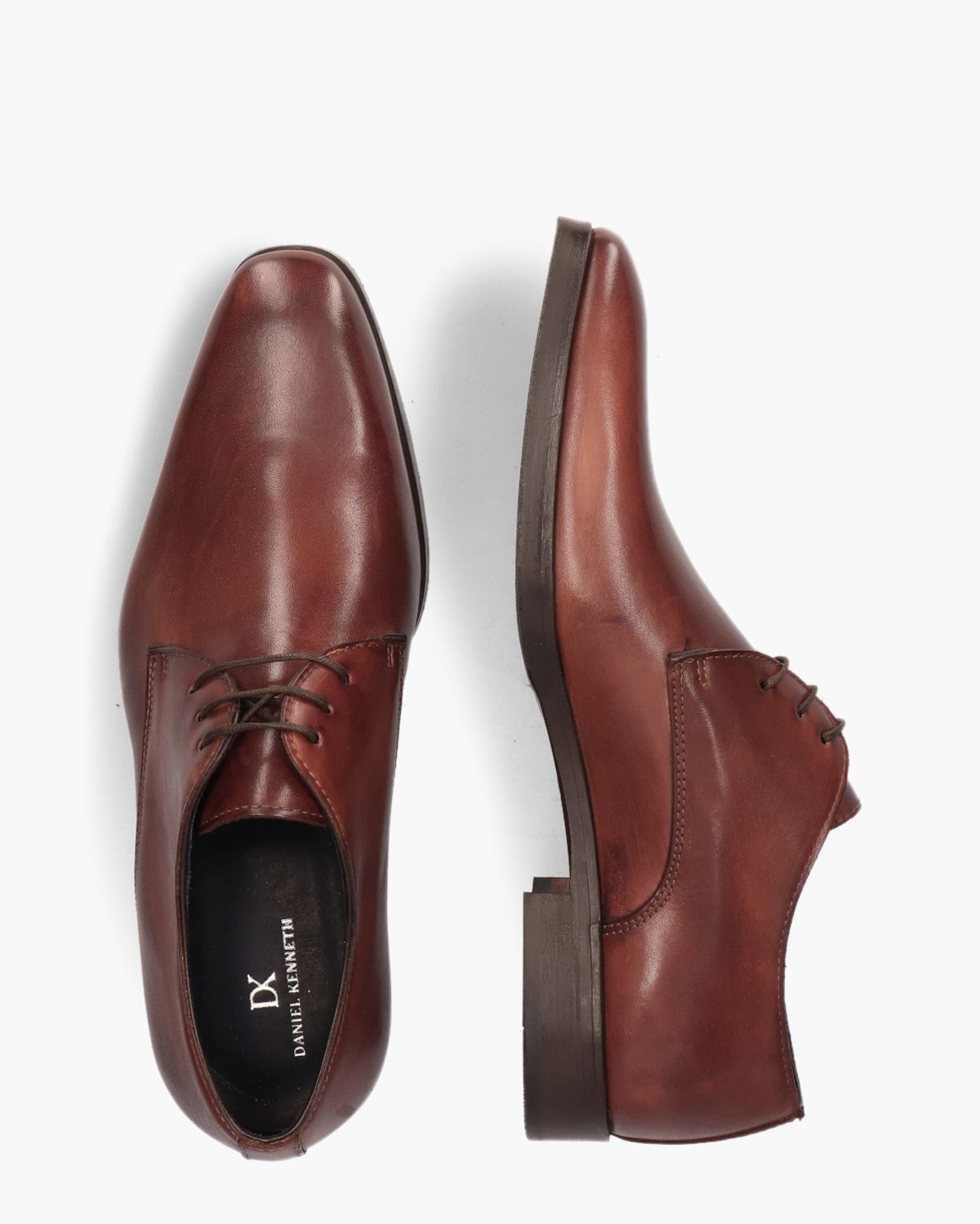 Luano Bruin Heren Veterschoenen