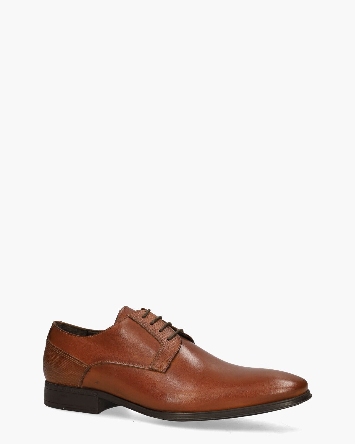 2572E Cognac Heren Veterschoenen