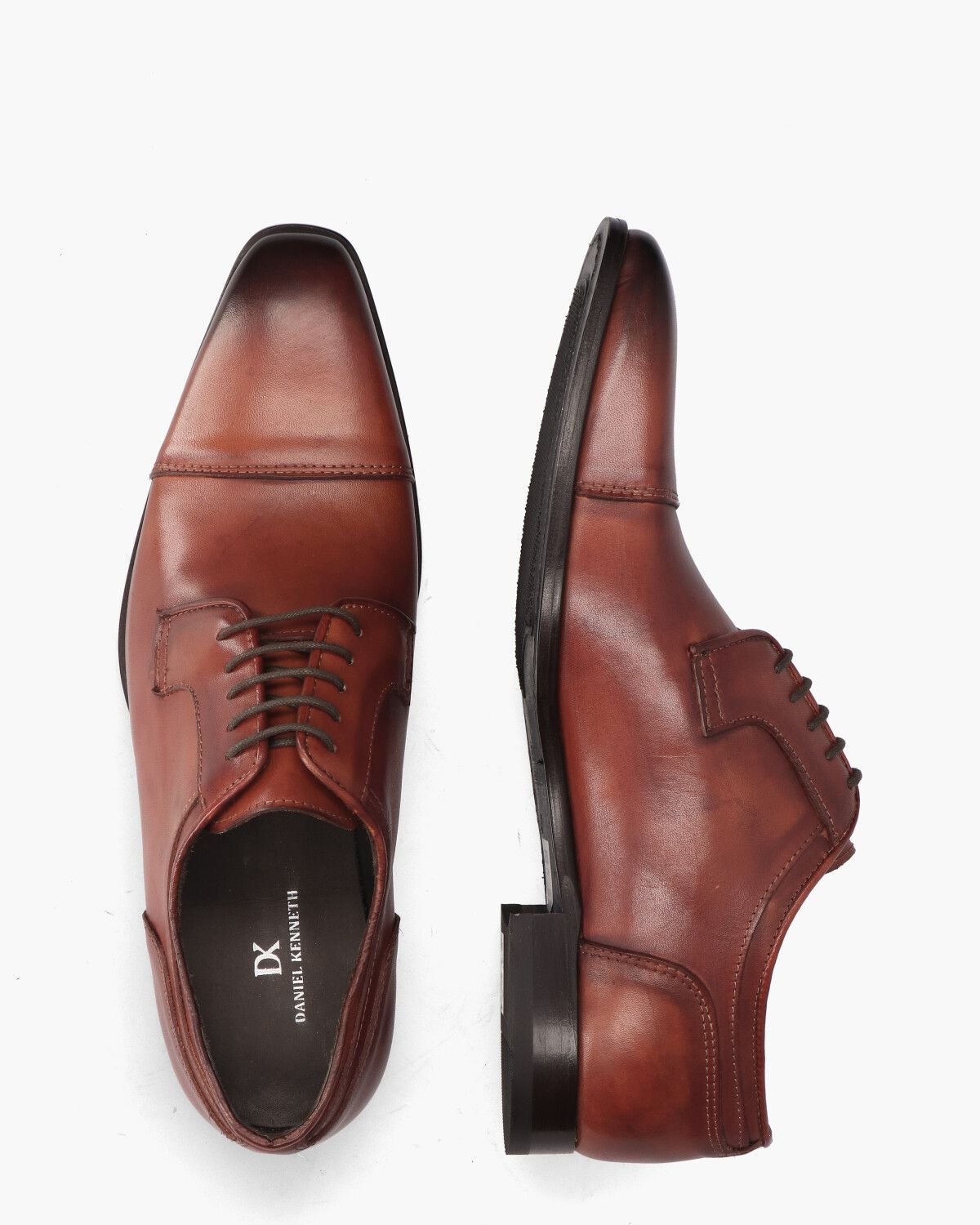 3878 Bruin Heren Veterschoenen