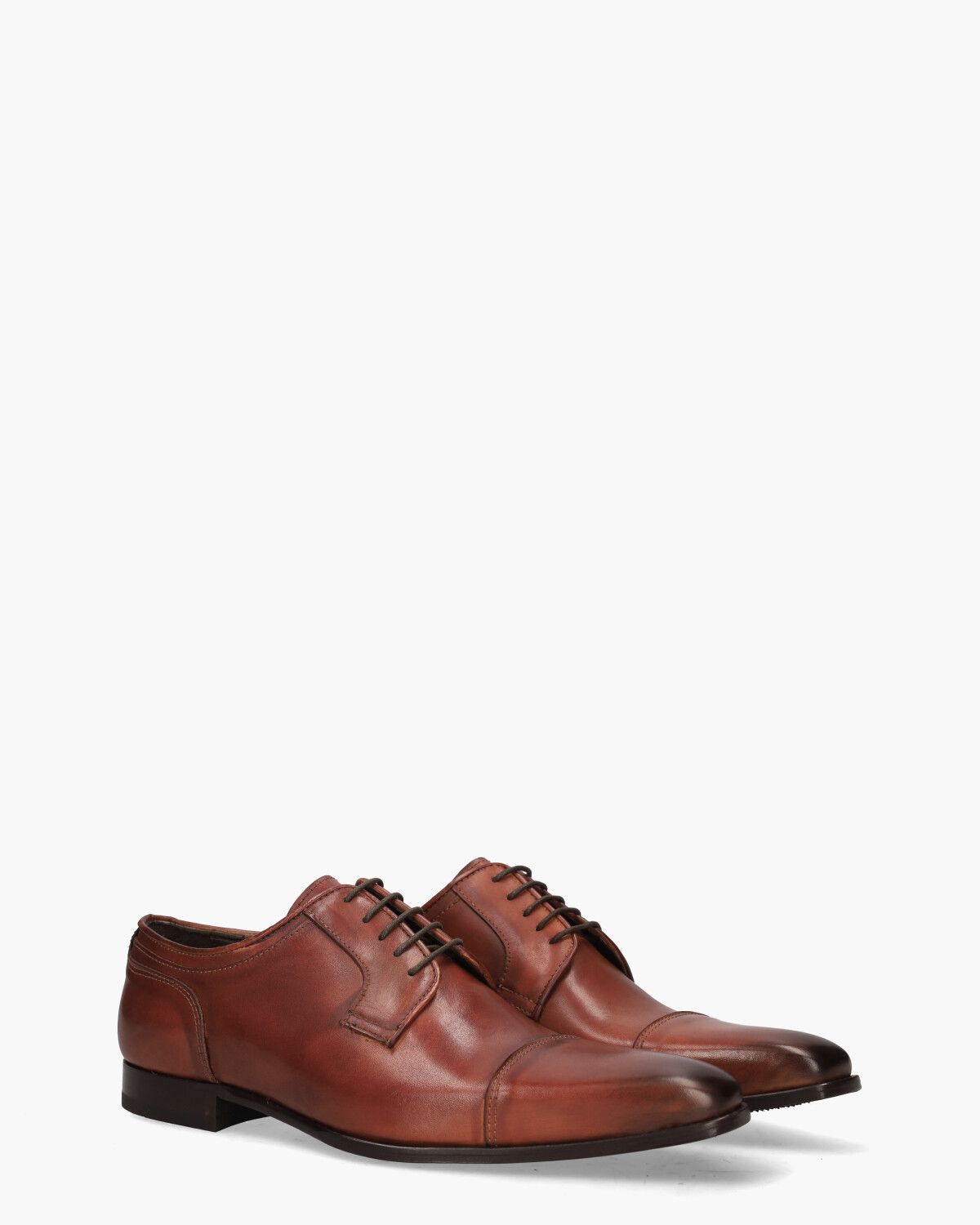 3878 Bruin Heren Veterschoenen