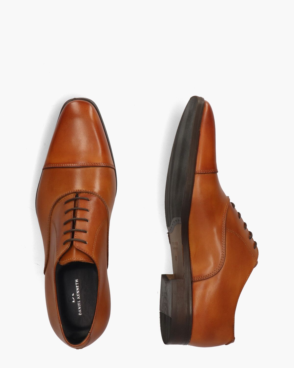 4073 F.488 Cognac Heren Veterschoenen